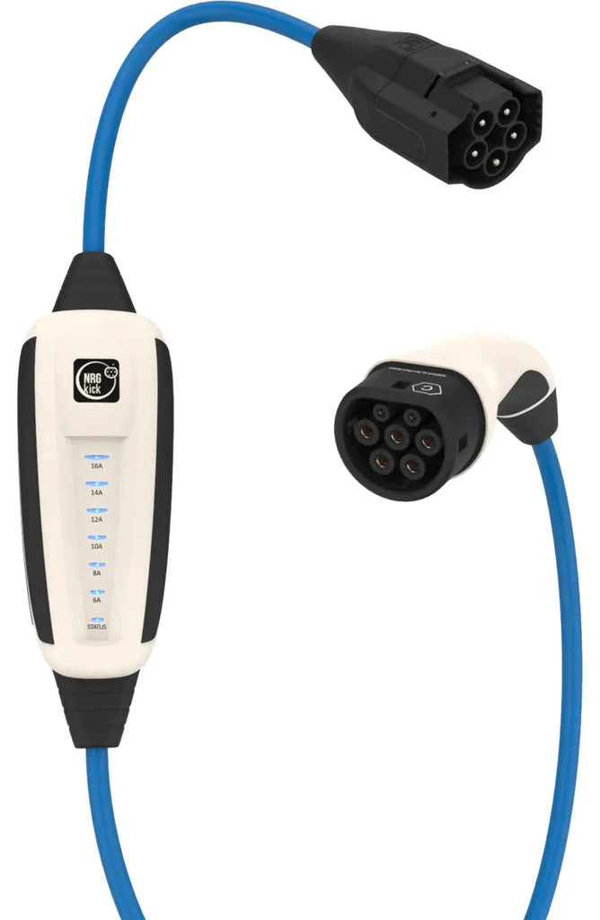 NRGkick Mobile Wallbox 11kW | 16A Light Pure | 7,5m | IP69K & IK10