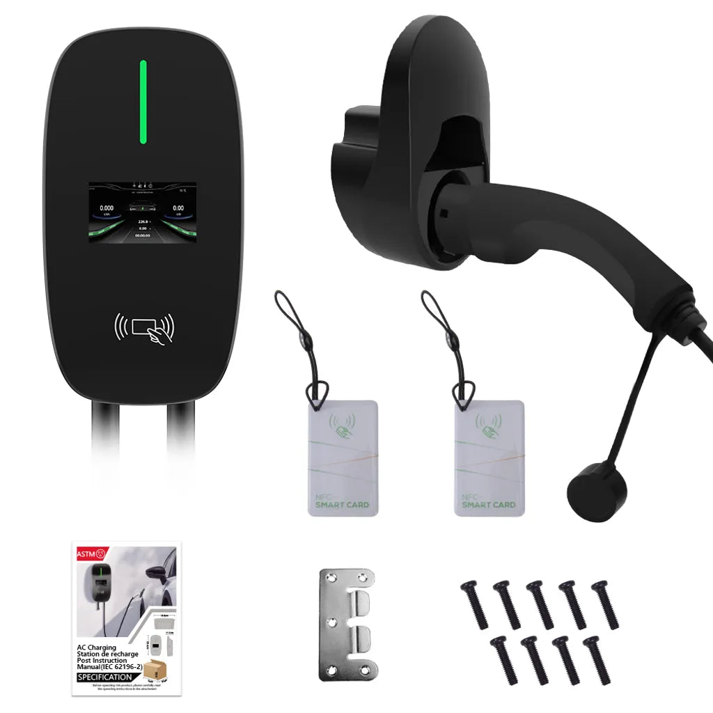 Smart EV Wallbox 11kW Typ 2 | App & WIFI | 6m Kabel | 4x RFID Karten